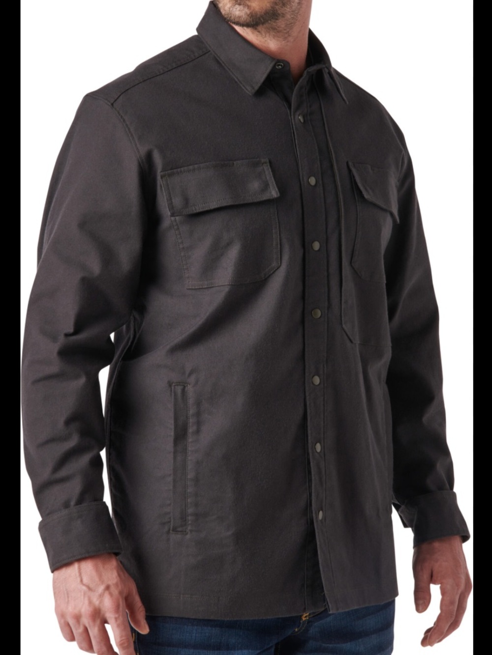 5.11 Tactical Randolph Shirt Jacket in Charcoal